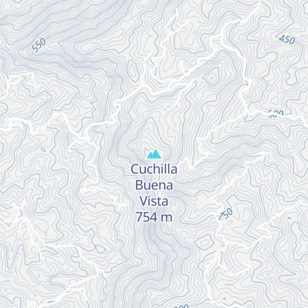 Map of Cuchilla Buena Vista