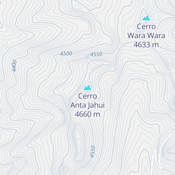 Map of Cerro Anta Jahui