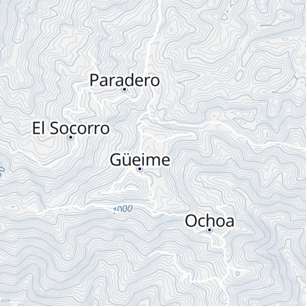 Map of Topo Güeime