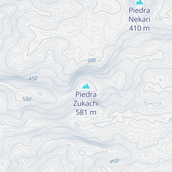 Map of Piedra Zukachí