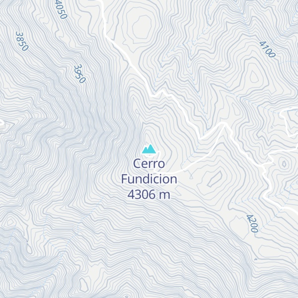 Map of Cerro Fundicion