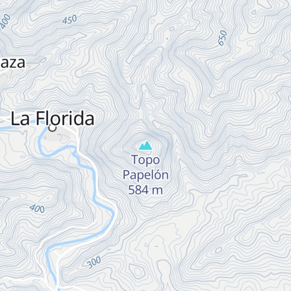 Map of Topo Papelón