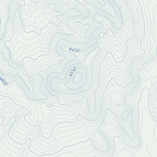 Map of Cerro Punta del Viento