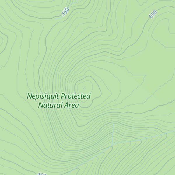 Map of Mount Chandler