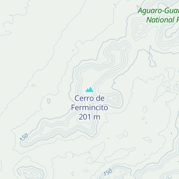 Map of Cerro de Fermincito