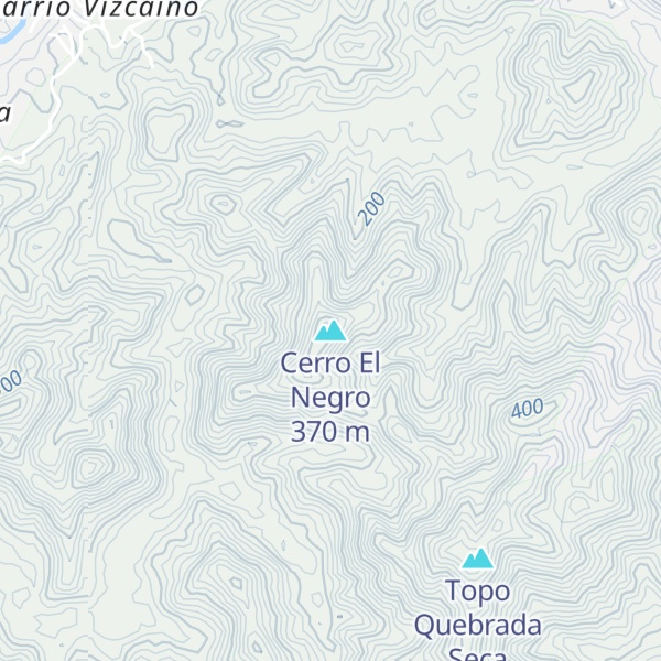 Map of Cerro El Negro