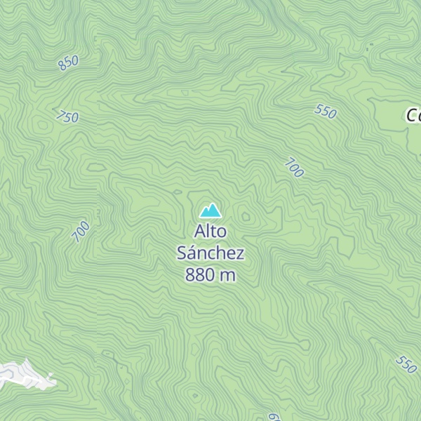Map of Alto Sánchez
