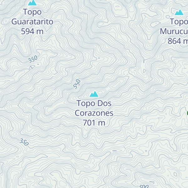 Map of Topo Dos Corazones