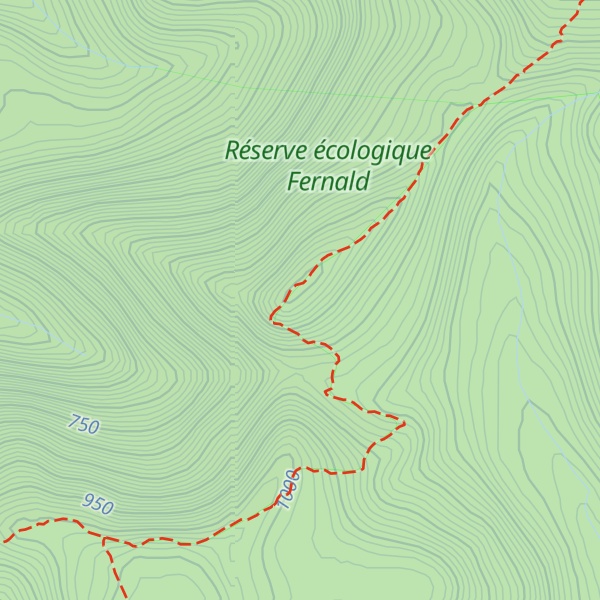 Map of Mont Fortin