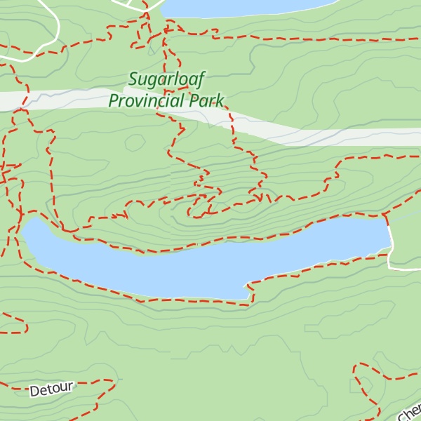 Map of Pritchard Peak