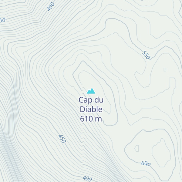 Map of Cap du Diable