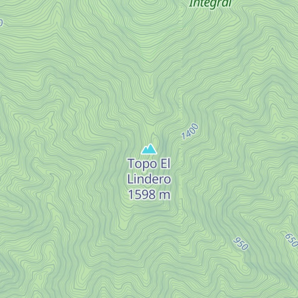 Map of Topo El Lindero