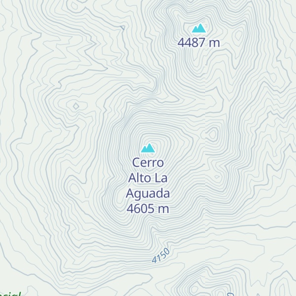 Map of Cerro Alto La Aguada