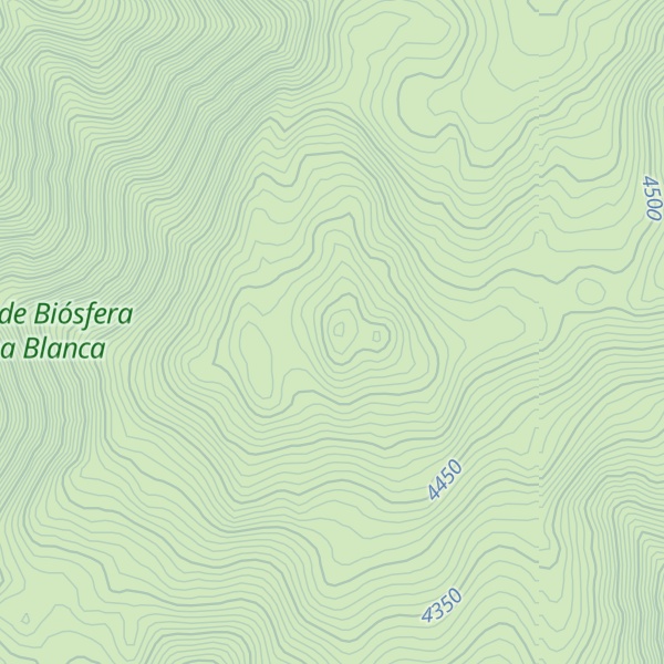 Map of Cerro Loma Corral