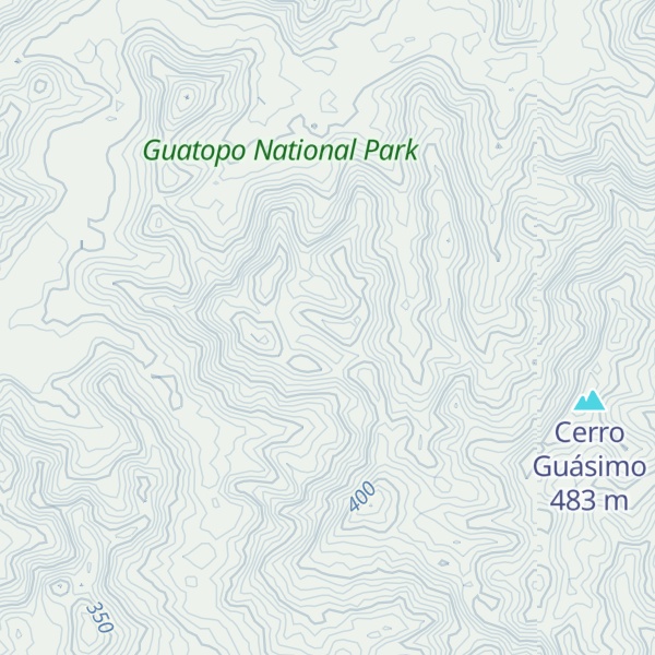 Map of Cerro Vizcaíno