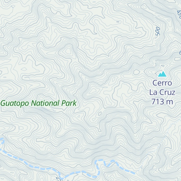 Map of Cerro La Grama