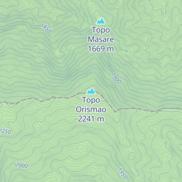Map of Topo Orismao