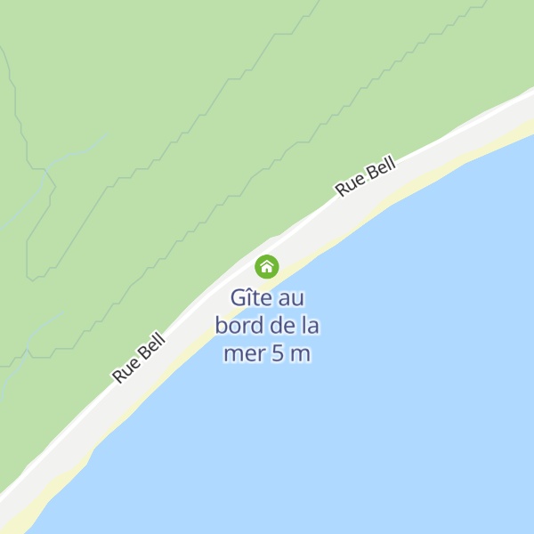Map of Gîte au bord de la mer