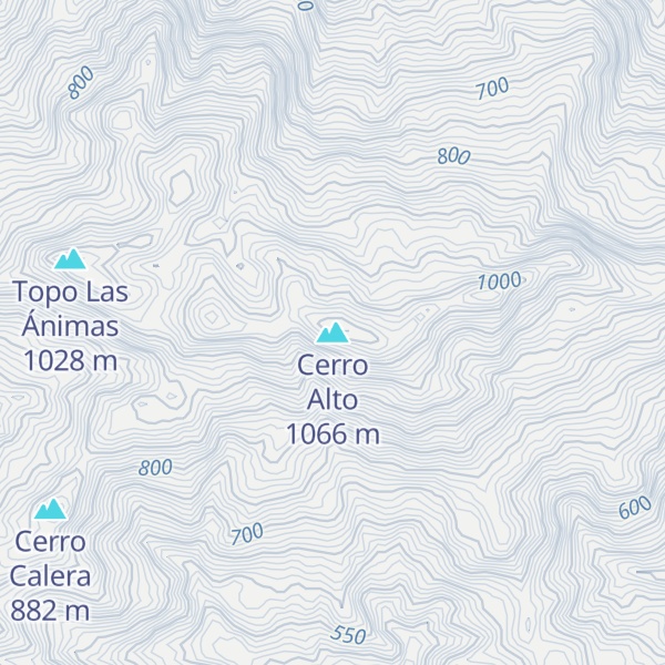 Map of Cerro Alto