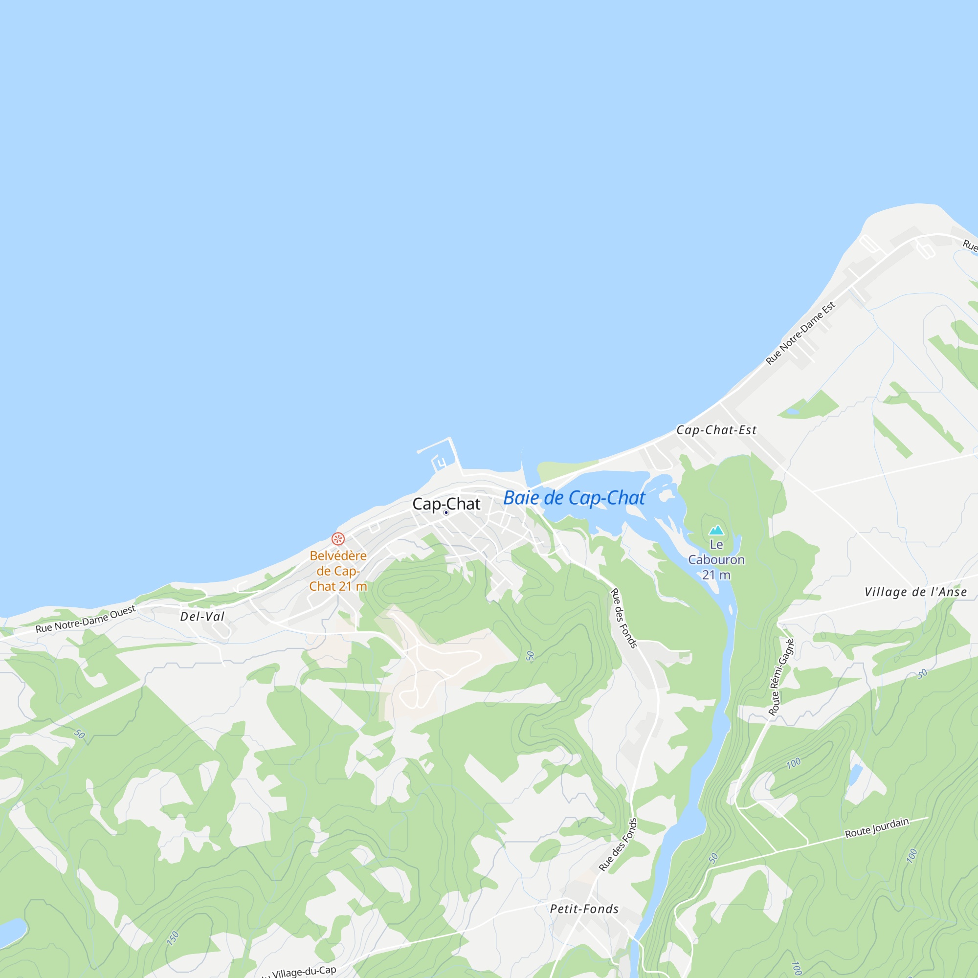 Gîte L'arc-en-ciel map