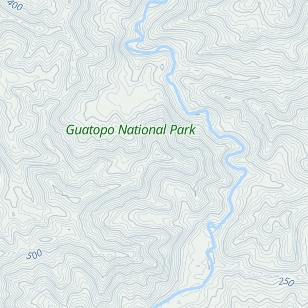 Map of Cerro Guarataro