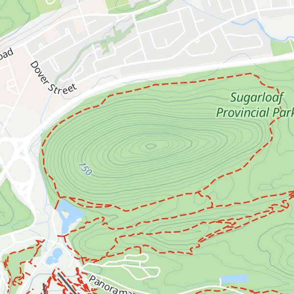 Map of Sugarloaf Mountain