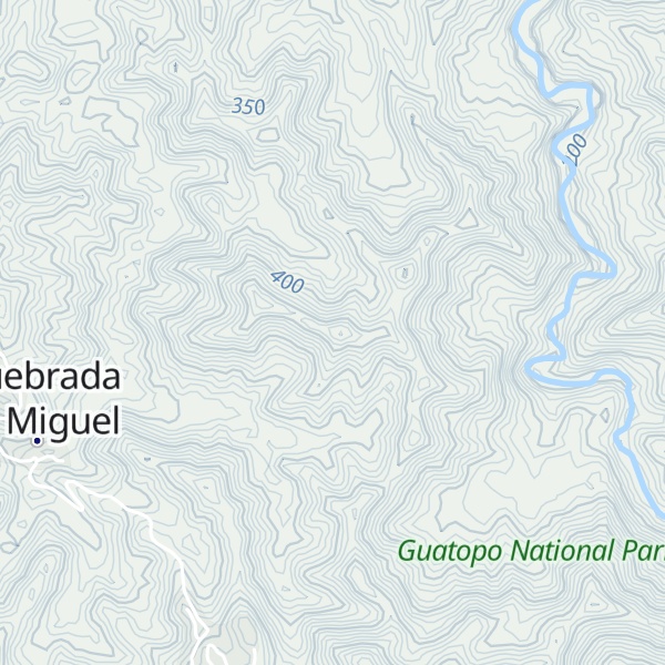 Map of Cerro La Pastora