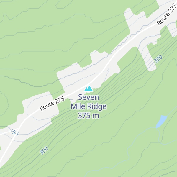 Map of Seven Mile Ridge