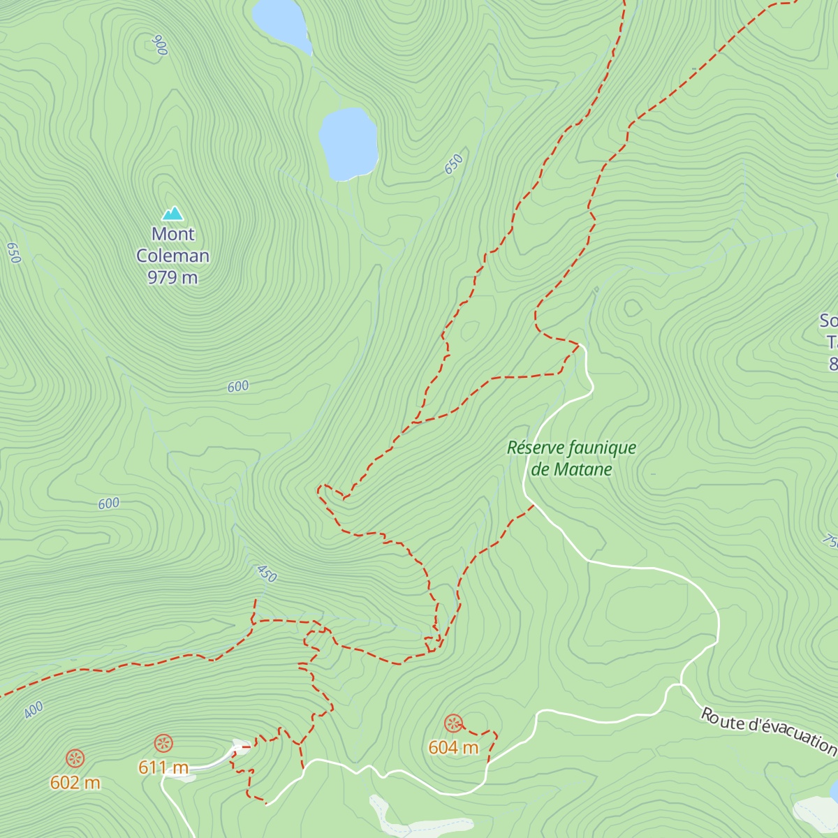 Le Garrot map