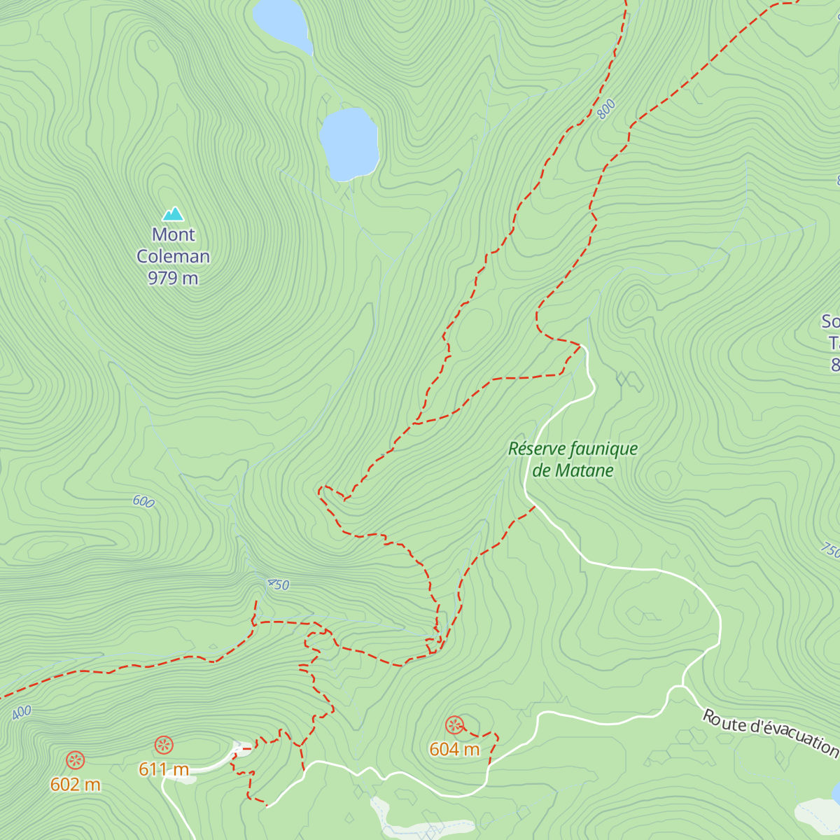 Le Garrot map