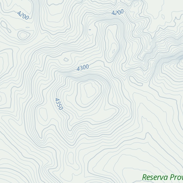 Map of Cerro Miscantis