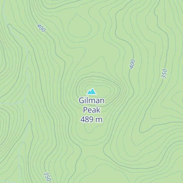 Map of Gilman Peak