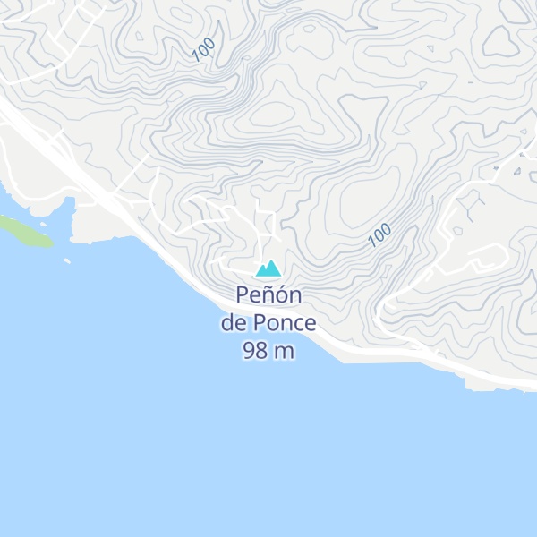 Map of Peñón de Ponce