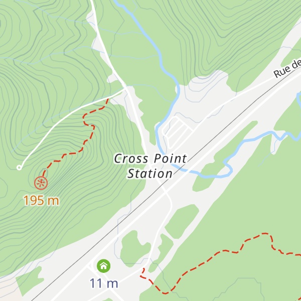 Map of Gîte de la Maison Verte
