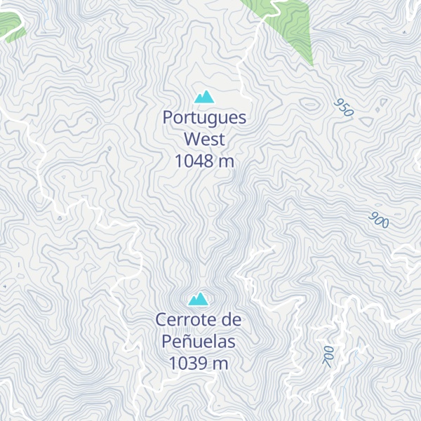 Map of Cerro Garrote