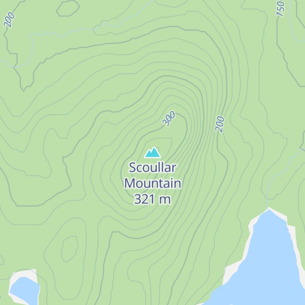 Map of Scoullar Mountain