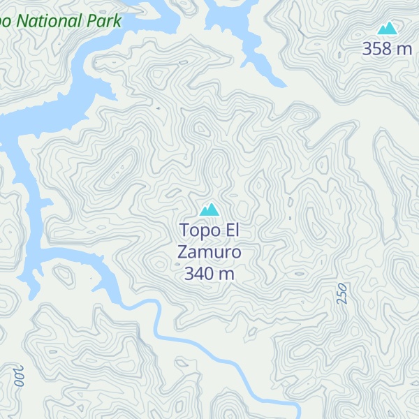 Map of Topo El Zamuro