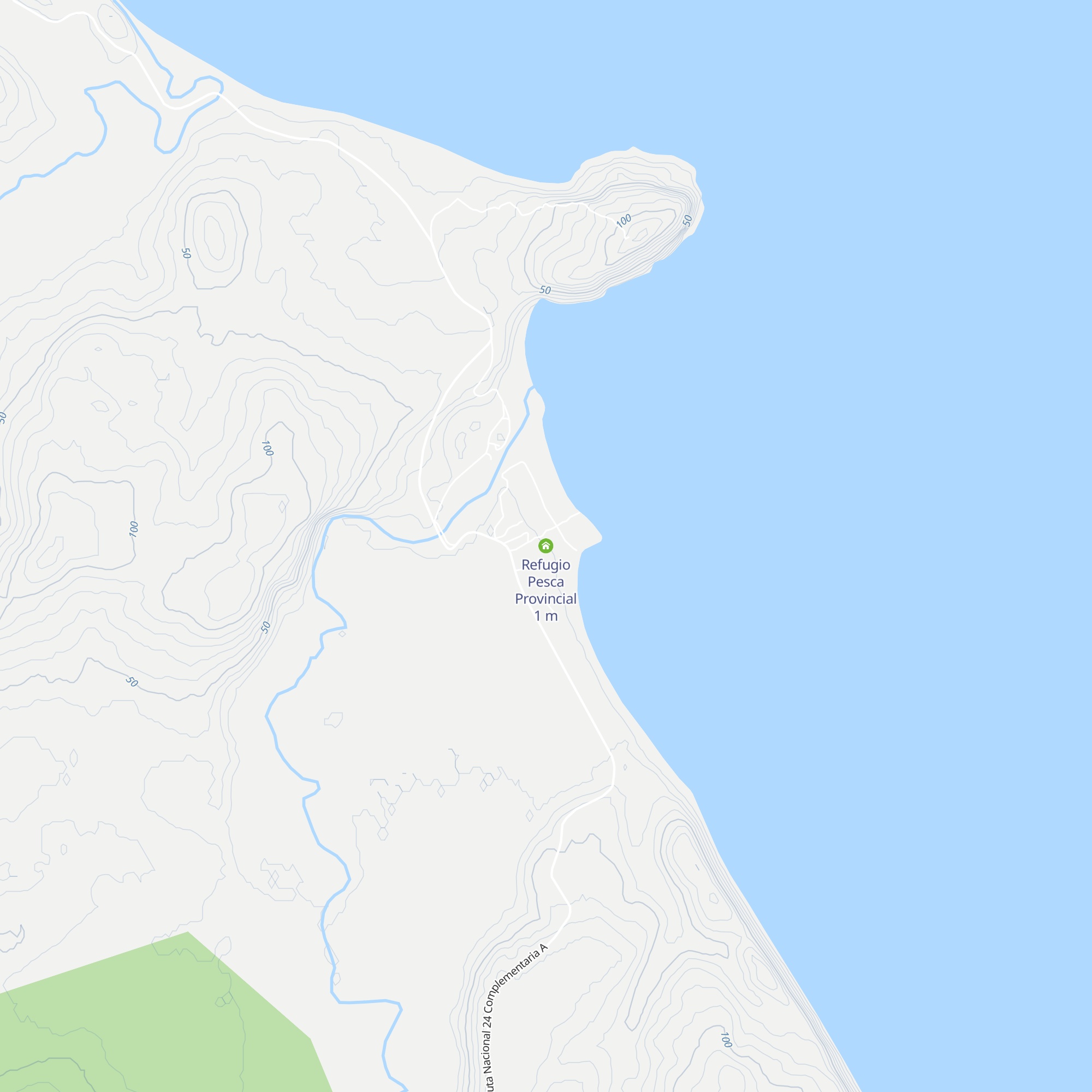 Refugio Pesca Provincial map