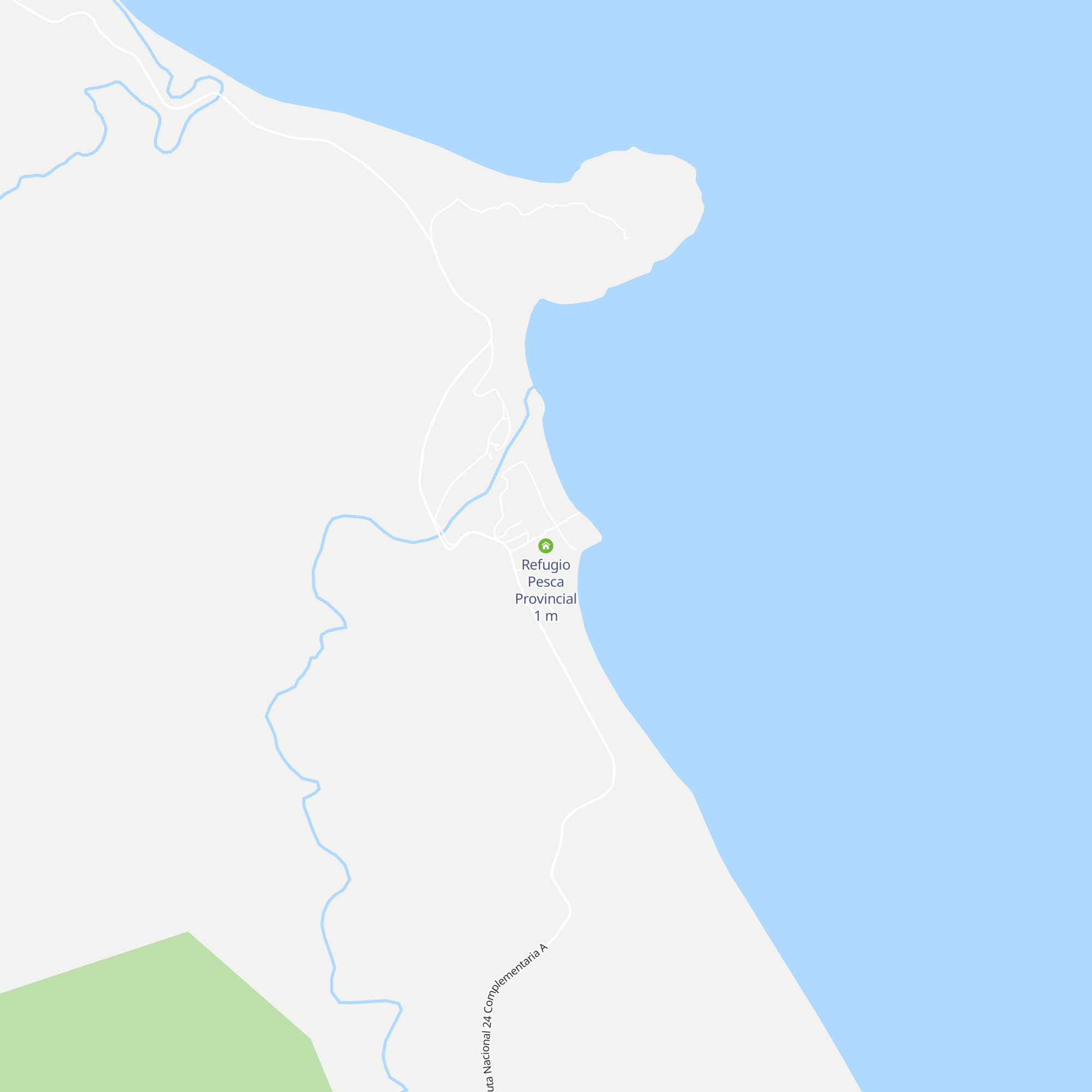 Refugio Pesca Provincial map