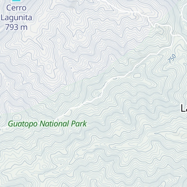 Map of Topo El Páramo