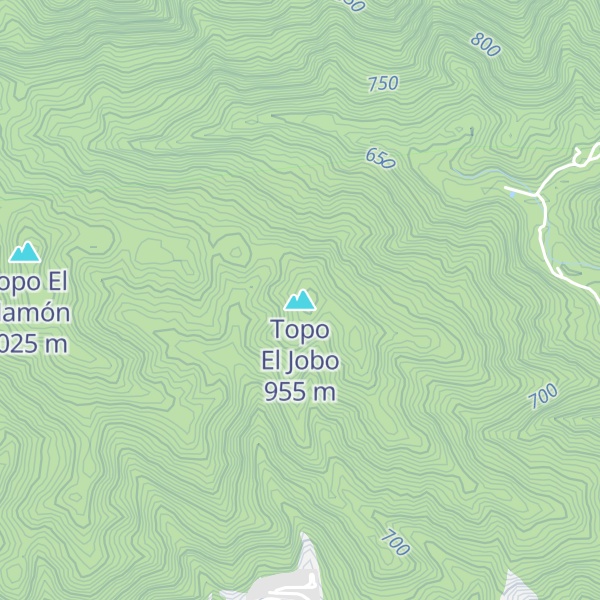 Map of Topo El Jobo