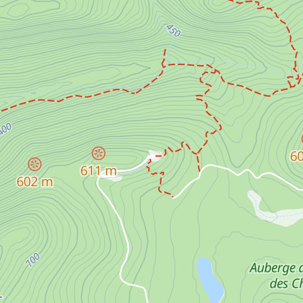 Map of Chic-Chocs Mountain Lodge