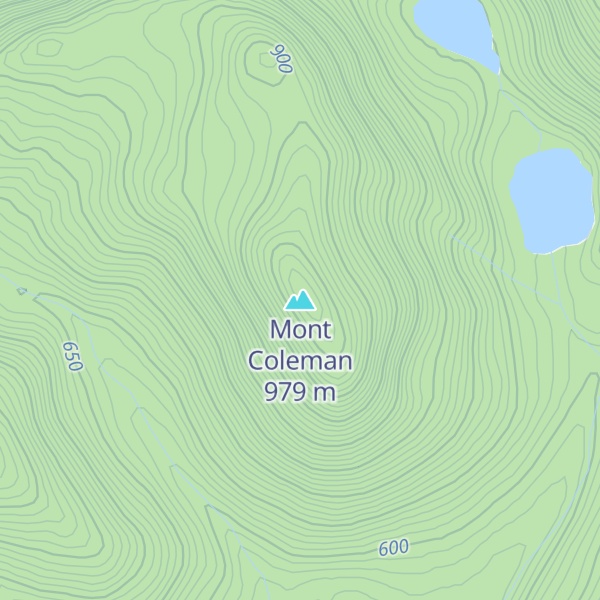 Map of Mont Coleman