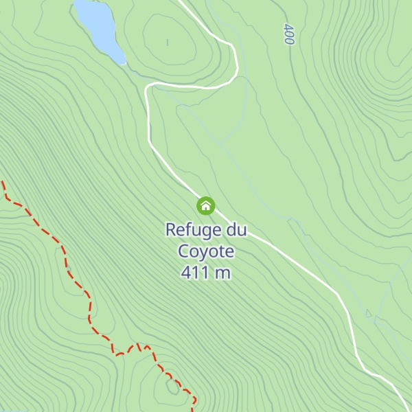 Map of Refuge du Coyote
