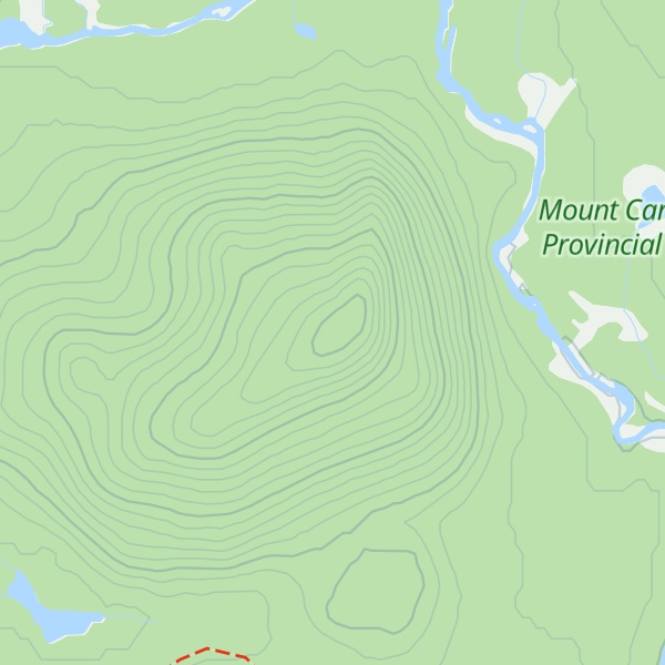 Map of Mount Cooney