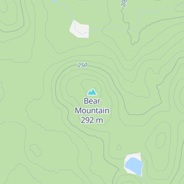 Map of Bear Mountain