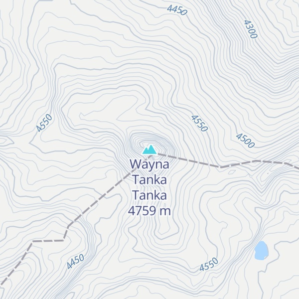 Map of Wayna Tanka Tanka