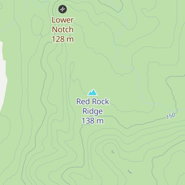 Map of Red Rock Ridge