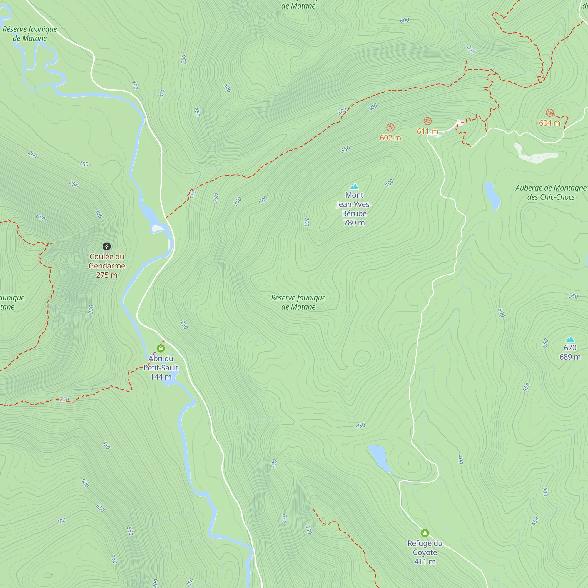 Polatouche map