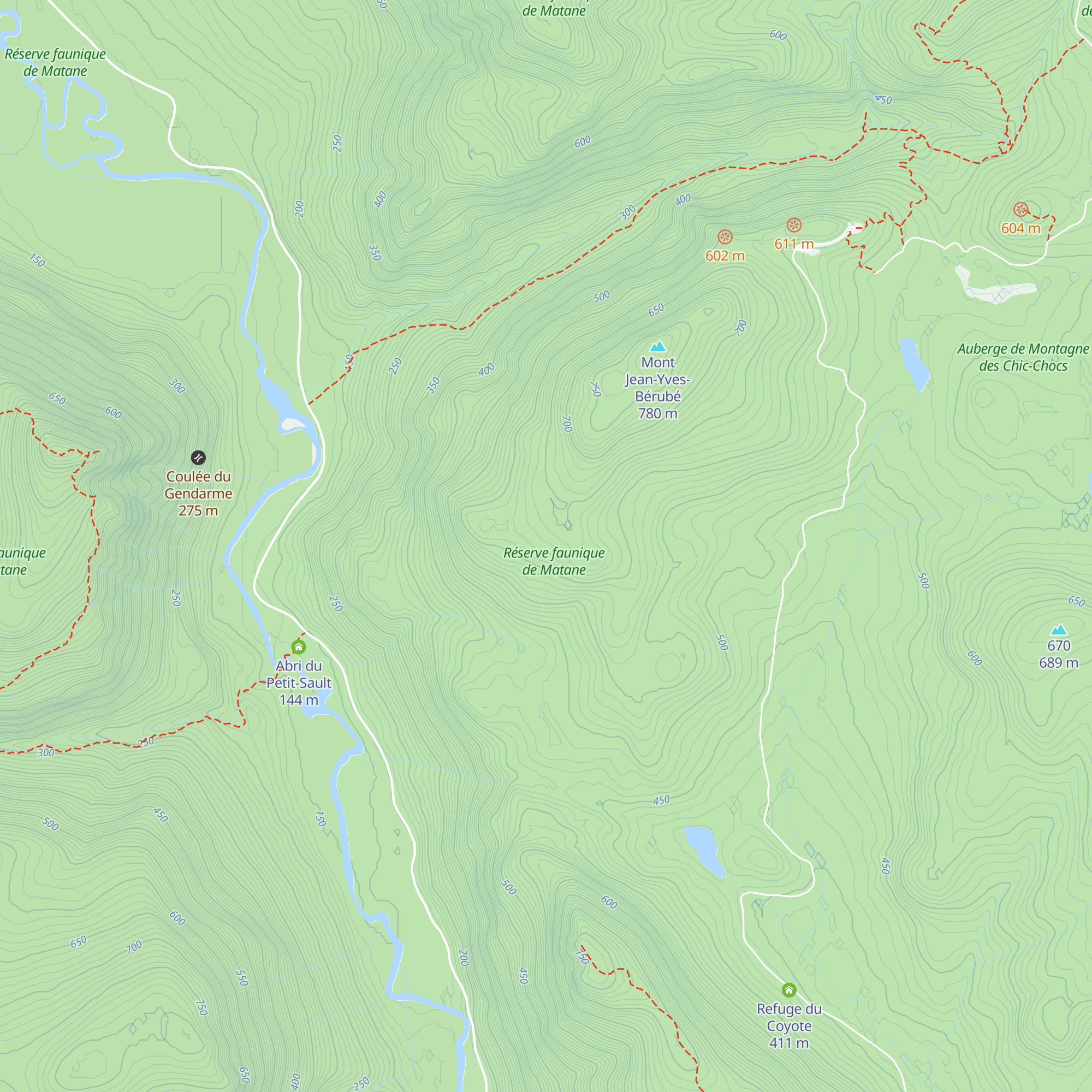Polatouche map